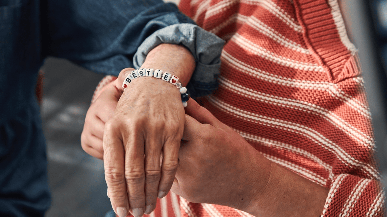 Alison practicing fine motor skills after surgery